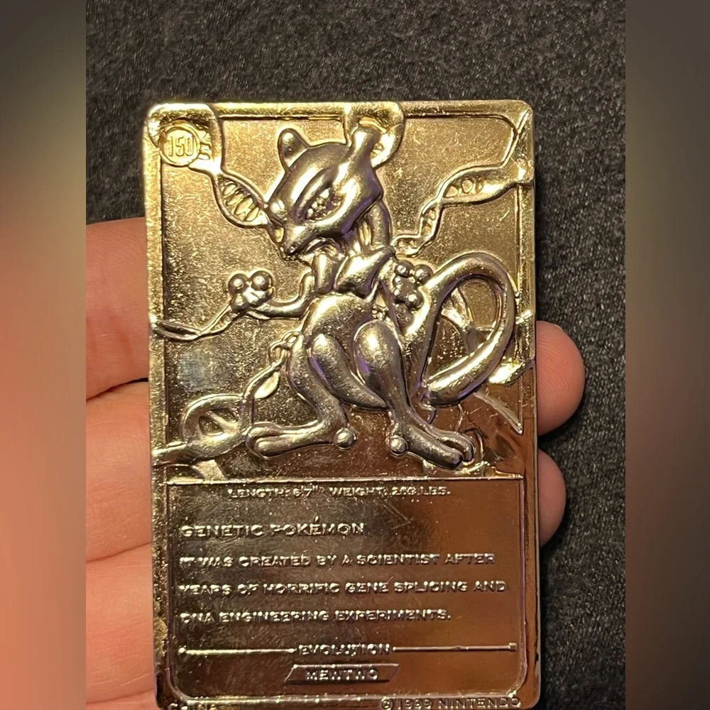 pokemon 24k gold plated card value Pokemon Gengar Sticker 24K Gold Plated Striking Popping Candy – Nation of  Cards main image 1
